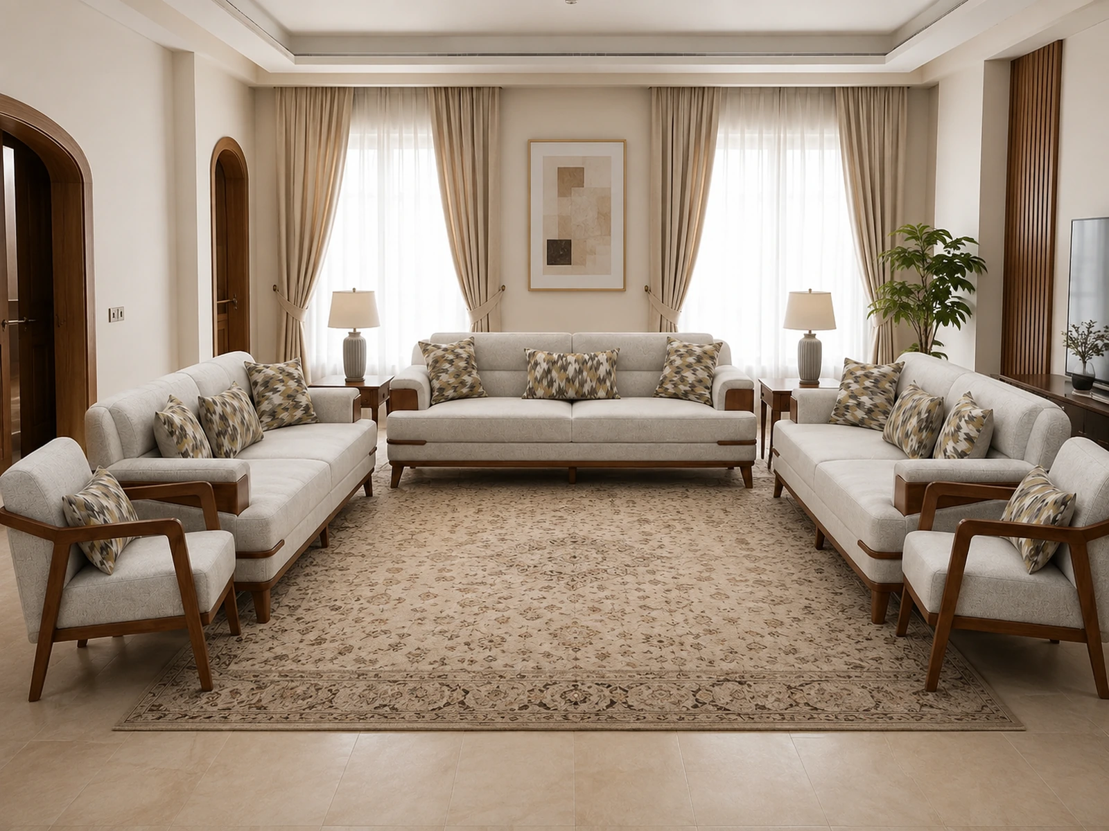 Seating design MN-SOFA-100 - complete product view | صورة المنتج كاملة