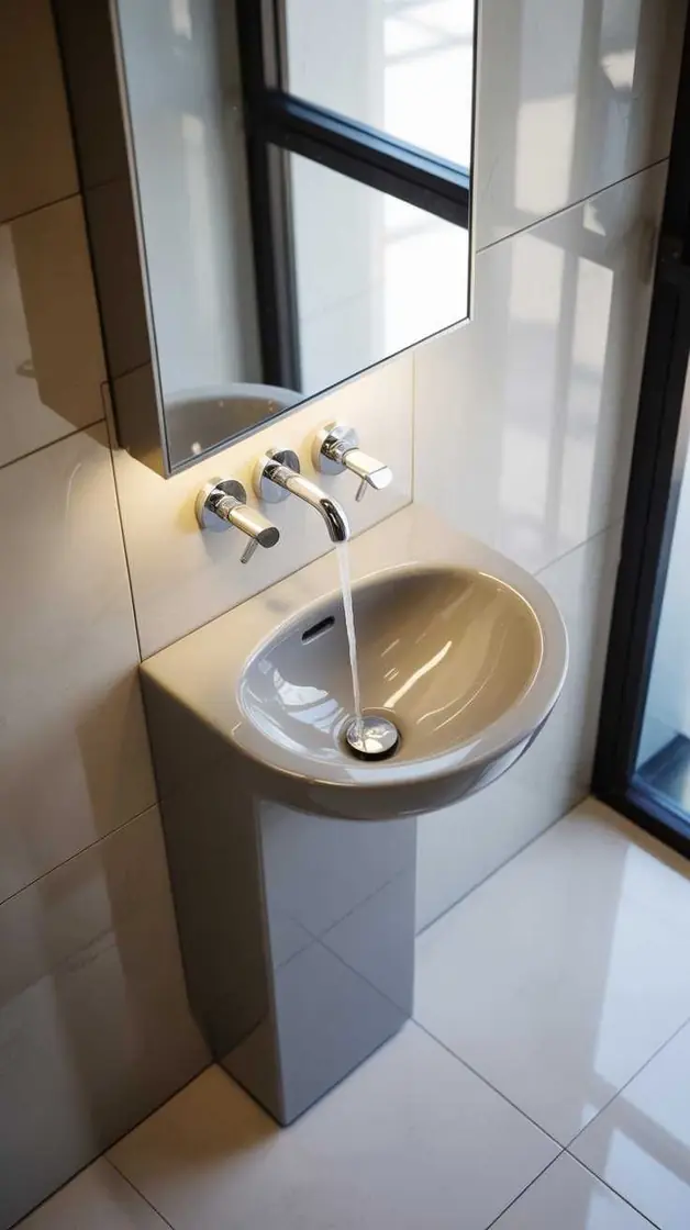 مرجع مغسلة 01 — الصورة 1 | Wash-basin reference 01 — image 1
