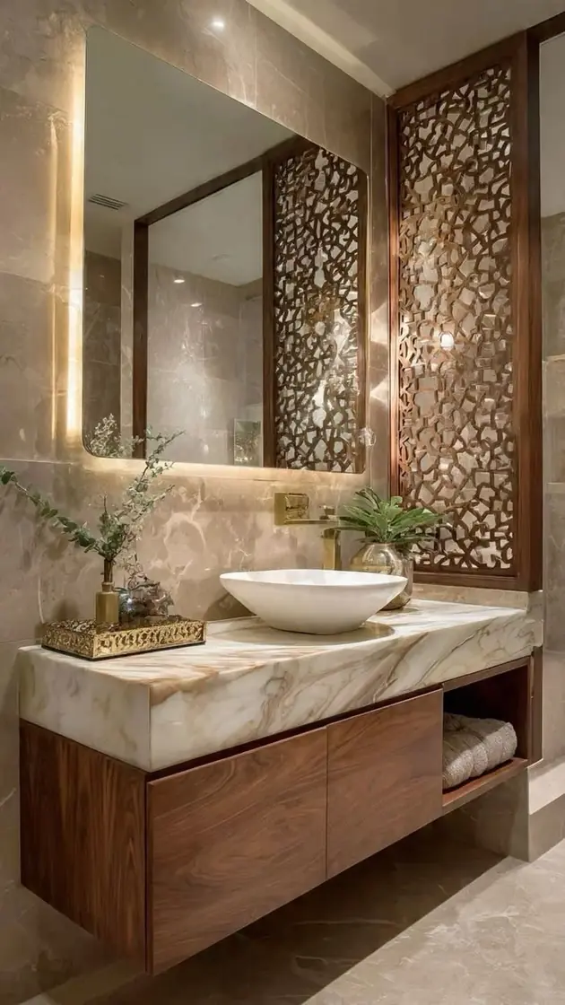مرجع مغسلة جدارية 05 — الصورة 1 | Wall-basin reference 05 — image 1