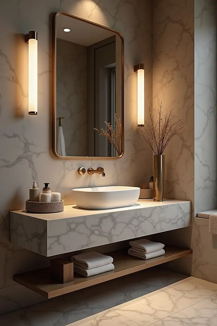 مرجع مغسلة جدارية 07 — الصورة 1 | Wall-basin reference 07 — image 1